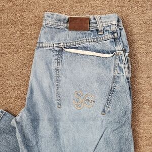 Sean John Relaxed Light Blue Denim Size 38x32